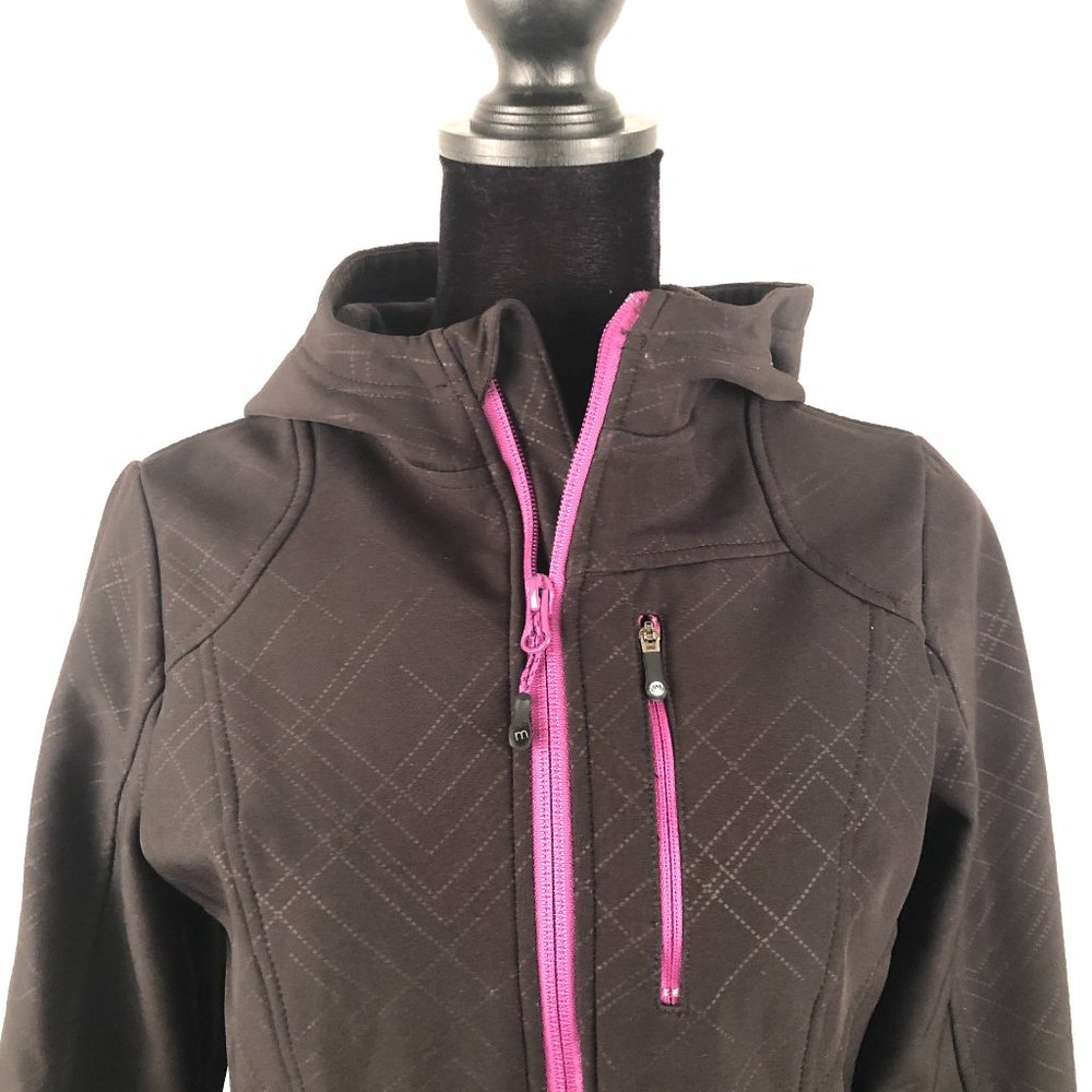Mondetta Black Zip Up Hooded Jacket
